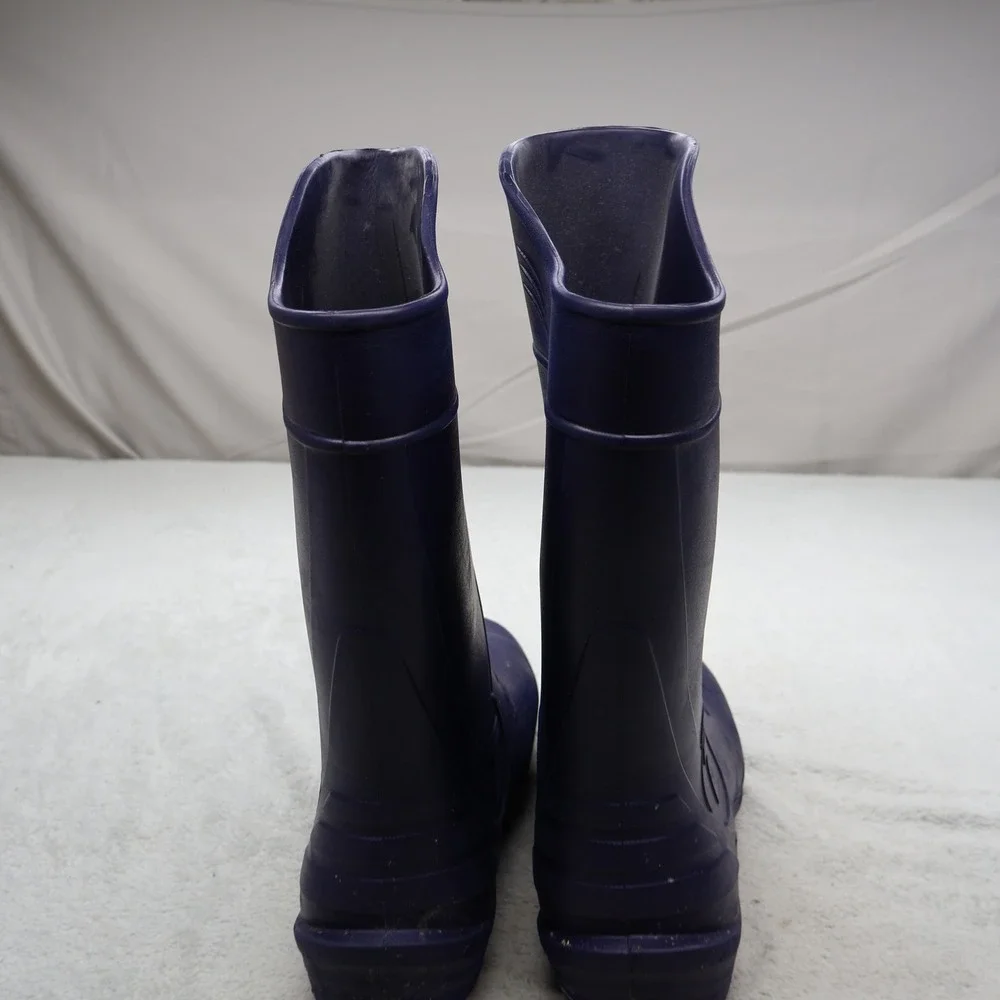 Tingley Flite Men 9 Rain Boots Blue Waterproof Slip Resistant Utility Safety Toe